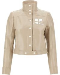 Courreges - 're -editie Vinyl' -jas - Lyst