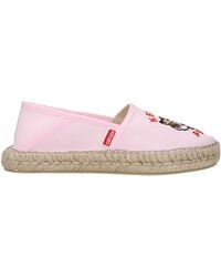 KENZO - Espadrillas Woman Fabric Pink - Lyst