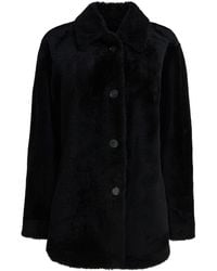 Semler - Long Reversible Leather Coat Jackets And Coats - Lyst
