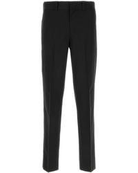 Prada - Wool Blend Pant - Lyst