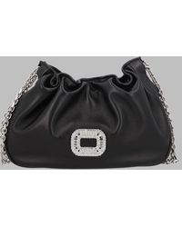 Roger Vivier - Shoulder Bag Micro Pilgrim Leather Lambskin - Lyst