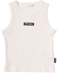 Palm Angels - Logo Rib Tank Top Girl - Lyst