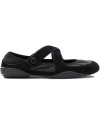 Tory Burch - Suede Nylon Rubber Ballerinas - Lyst