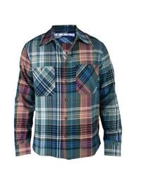 Off-White c/o Virgil Abloh - Checkered Casual Shirt With Graphic Accents - Lyst