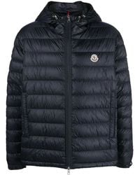 Moncler - Agout Logo Patch Puffer Jacket - Lyst