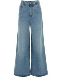 Chloé - Denim Wide-Leg Jeans - Lyst