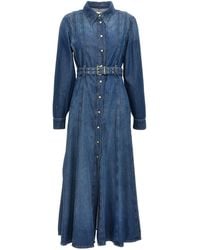 Ganni - Maxi-Jeanskleid - Lyst