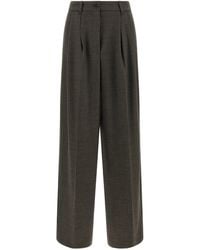 P.A.R.O.S.H. - Powo Pantaloni Marrone-Donna - Lyst