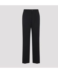 Balenciaga - Flat Front Pants - Lyst