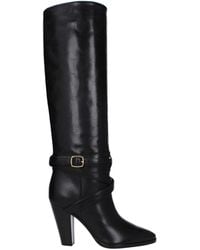 Celine - Stivali Wiltern Donna Pelle Nero - Lyst