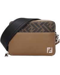 Fendi - Crossbody Camera Bag Fabric/Tobacco - Lyst