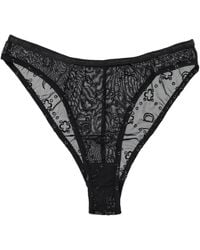 Marine Serre - Mesh Flock Brief Glitter - Lyst