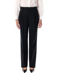 Saint Laurent - Wool Pant - Lyst