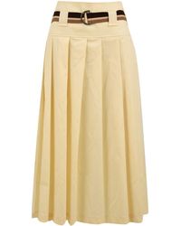 Drumohr - Faldas de Drumhr amarillo - Lyst