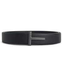 Tom Ford - Cinturón Lear negro 'T Icon' de - Lyst