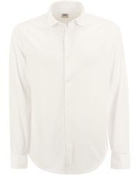 Fedeli - Robert Cotton Piqué Shirt - Lyst