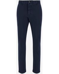 Jacob Cohen - Stretch Cotton Trousers - Lyst