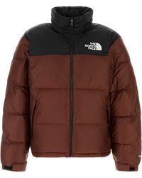 The North Face - Two-tone Nylon Down Jacket - Lyst