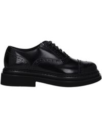 Dolce & Gabbana - Dolce&Gabbana Derby Shoes Leather - Lyst