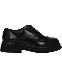 Dolce & Gabbana - Dolce&Gabbana Derby Uomo Pelle Nero - Lyst