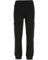 Burberry - Stretch Cotton Joggers - Lyst