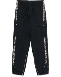 Dries Van Noten - DRIES VAN NERN PEBB GD EMB 1146 M.W. Pants Nav - Lyst