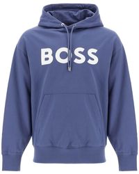 BOSS - Sullivan Logo Hoodie - Lyst