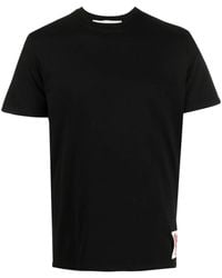 Golden Goose - Golden W's Regular T-Shirt Distressed Cotton Jersey - Lyst