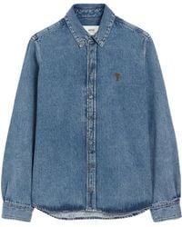 Ami Paris - Blaue Freizeithemden - Lyst