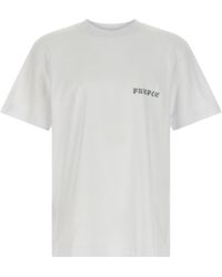 Purple - Printed T Shirt - Lyst
