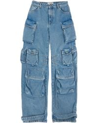 The Attico - Die Attico Fern Cargo Jeans - Lyst