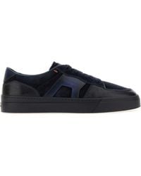 Santoni - Lace Up Sneakers - Lyst