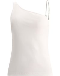 Givenchy - Asymmetrisches Oberteil mit Kettendetails - Lyst