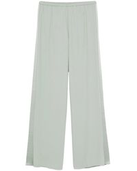 Forte Forte - Matte Anvers Satin reguläre Taillenrauchhosen - Lyst