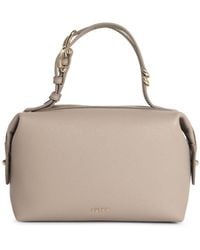 Furla - 'Double Mini' Linen Lear Bag - Lyst