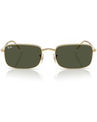 Ray-Ban - Sonnenbrille Rb3746 001/31 Gold/Grün G 15 Unisex - Lyst