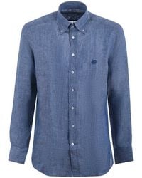 Etro - Leinenhemd - Lyst