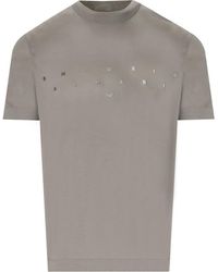 Emporio Armani - Puffy Moon T Shirt With Logo - Lyst