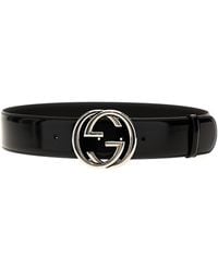 Gucci - 'incrocio Gg'-riem - Lyst