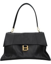 Balenciaga - Leather Hourglass Shoulder Bag - Lyst
