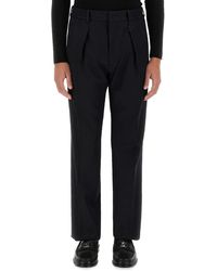 Fendi - Wool Cigarette Trousers - Lyst