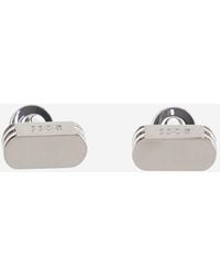 BOSS - Brass Cufflinks With Logo - Lyst