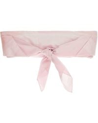 Prada - Pastel Pink Cotton Crop-top - Lyst