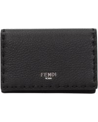 Fendi - Selleria Document Holder Leather - Lyst
