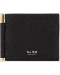 Tom Ford - T Line Money Clip Wallet For - Lyst