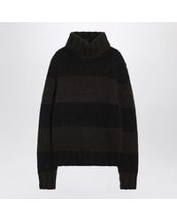 Dolce & Gabbana - Striped Wool-Blend Turtleneck Sweater - Lyst