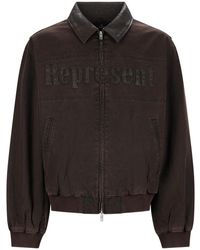 Represent - Bomber Jacket Trucker Cotton - Lyst