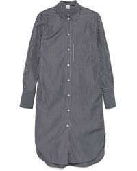 TOTEME - Striped Cotton Shirtdress - Lyst