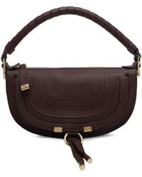 Chloé - Chloã Marcie Mini Leather Shoulder Bag - Lyst