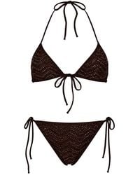 Missoni - Two-Piece Triangle Bikini Swimsuit - Lyst